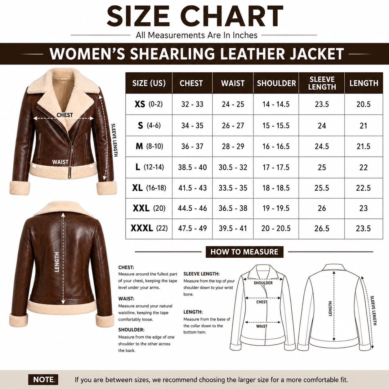 Premium Women Brown Shearling Biker Leather Jacket – Export Quality - Image 6
