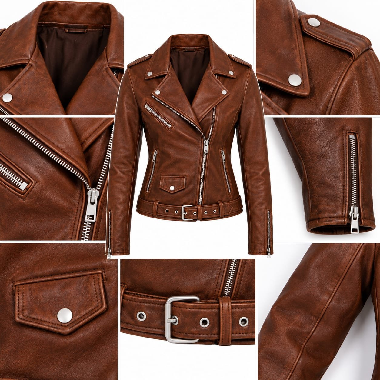 women biker jacket
