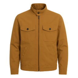 Women’s Yellow Leather Biker Jacket with Fur Collar