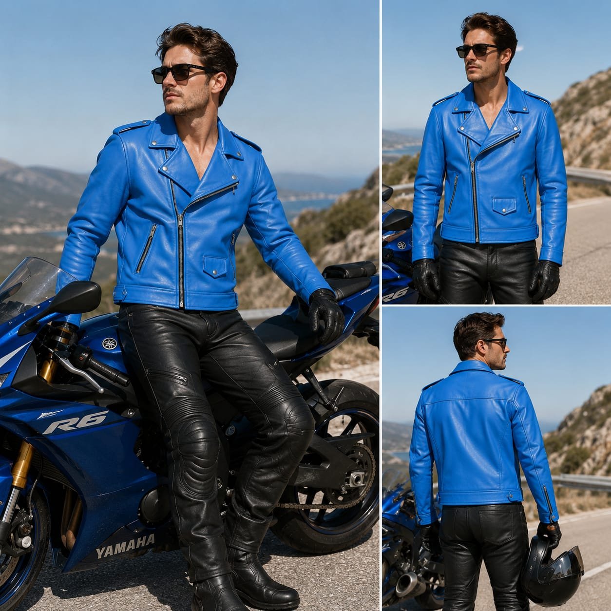 biker leather jacket new york