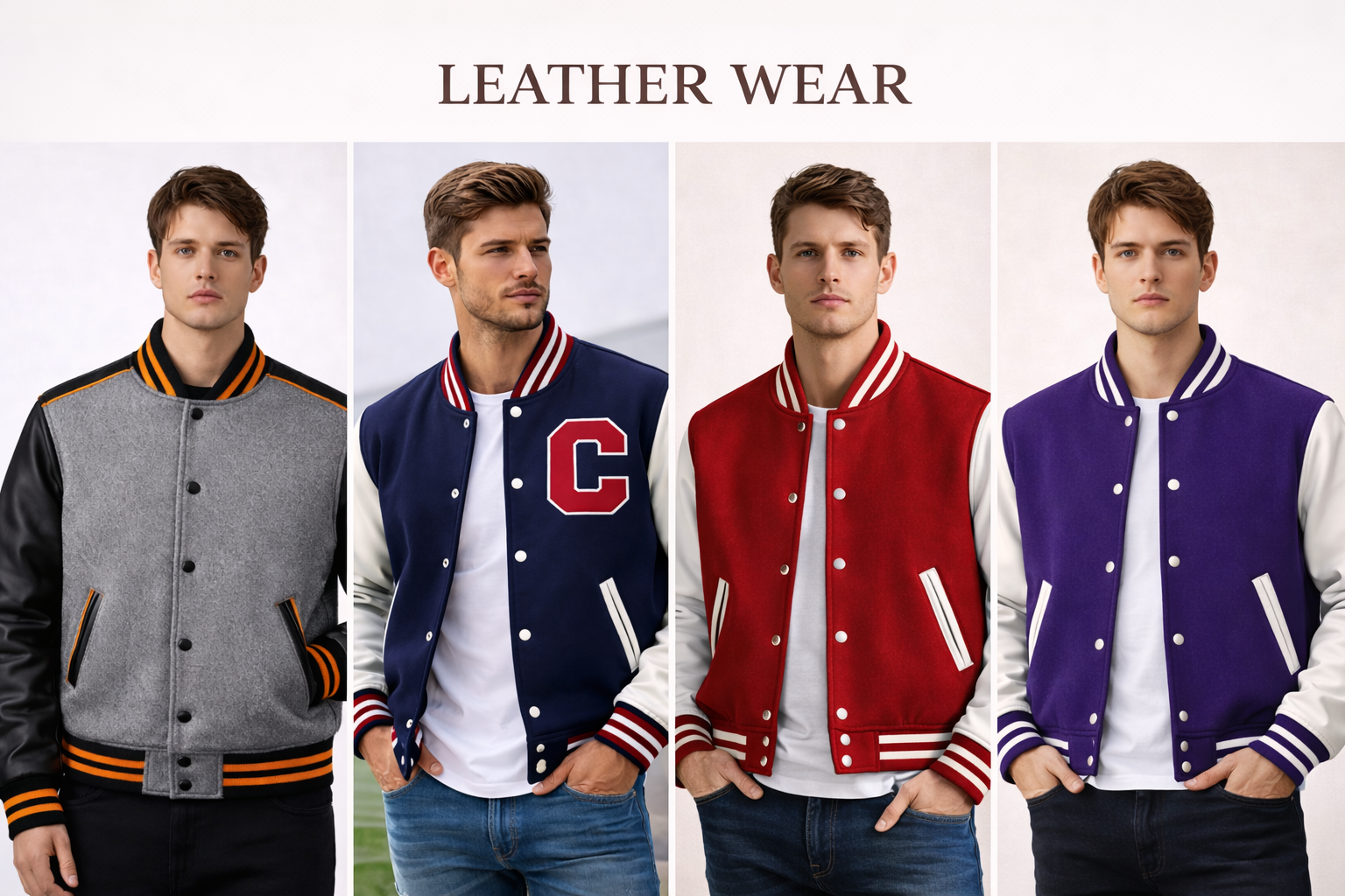 all color varsity jacket