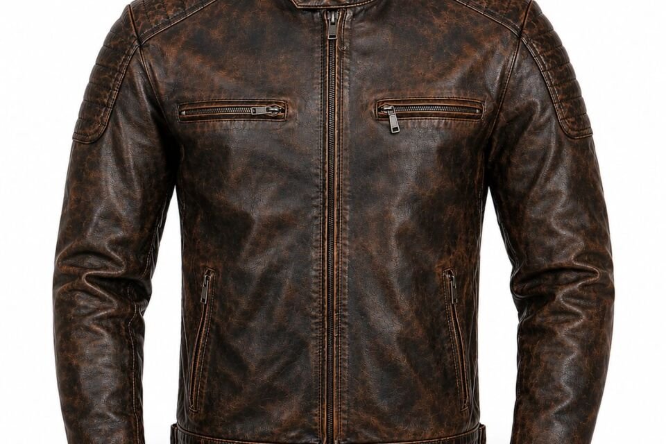 Brown Vintage Leather Jacket